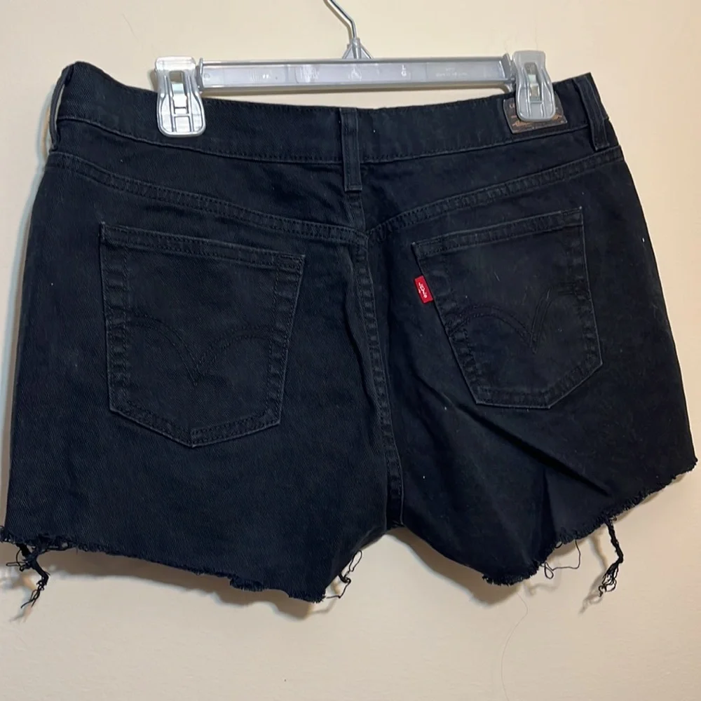 Levi’s 515 Black Jean shorts. Size 12 - Picture 2 of 4